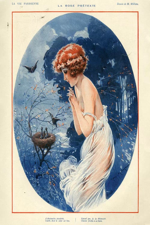 1925 La Vie Parisienne Magazine Plate