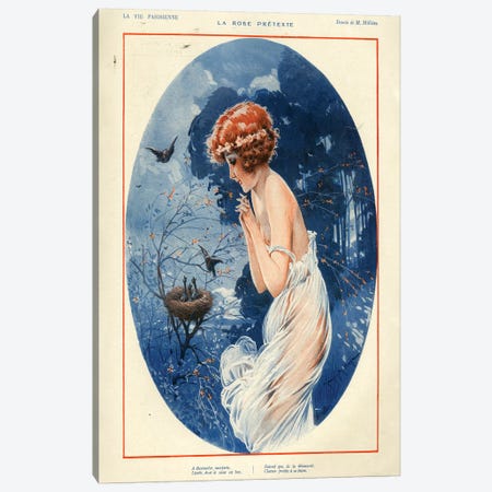 1925 La Vie Parisienne Magazine Plate Canvas Print #TAA114} by The Advertising Archives Canvas Wall Art