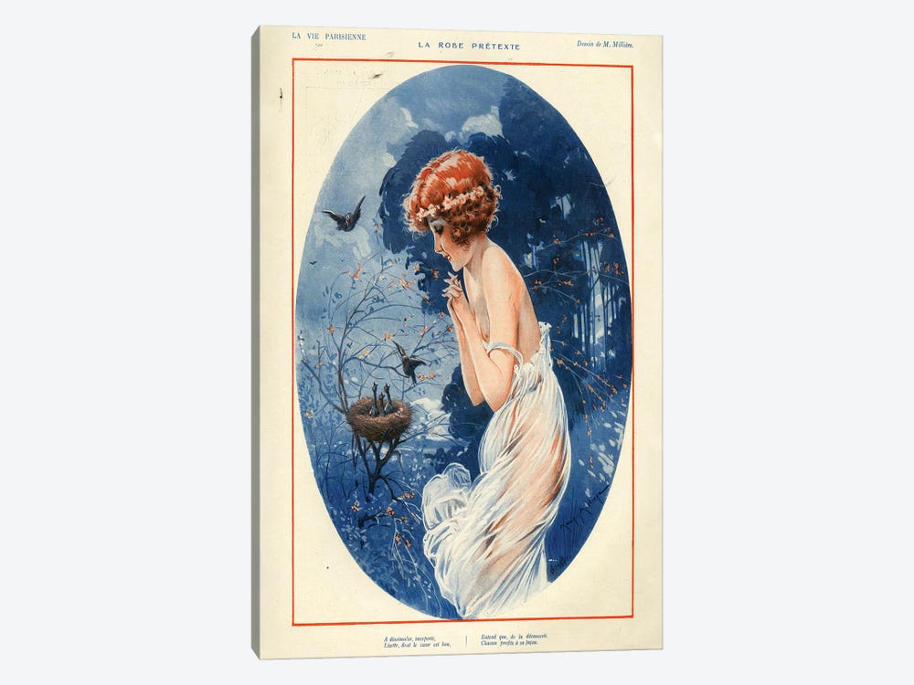 1925 La Vie Parisienne Magazine Plate 1-piece Art Print