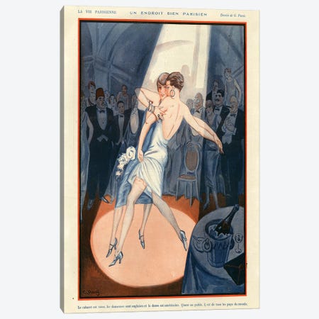 1925 La Vie Parisienne Magazine Plate Canvas Print #TAA115} by The Advertising Archives Canvas Artwork