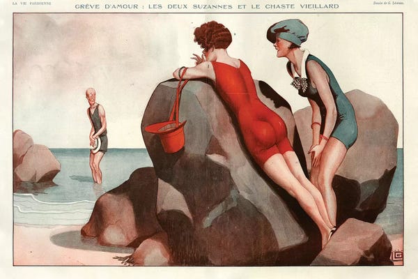 The Advertising Archives: 1925 La Vie Parisienne XI Plate by The Advertising Archives