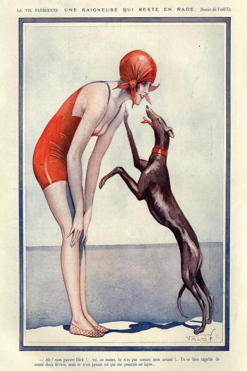 1925 La Vie Parisienne Magazine Plate