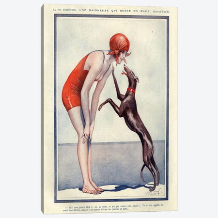 1925 La Vie Parisienne Magazine Plate Canvas Print #TAA119} by The Advertising Archives Canvas Art Print