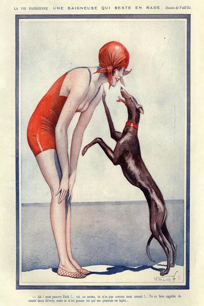 The Advertising Archives: 1925 La Vie Parisienne XII Plate by The Advertising Archives