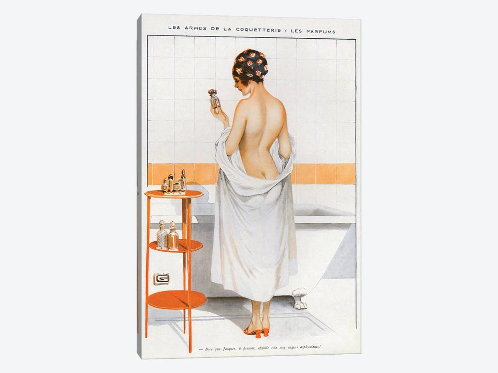 1916 La Vie Parisienne Magazine Plate by The Advertising Archives 1-piece Canvas Print