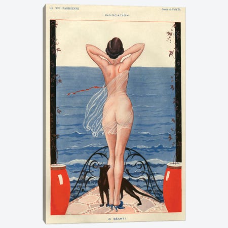 1925 La Vie Parisienne Magazine Plate Canvas Print #TAA120} by The Advertising Archives Canvas Wall Art