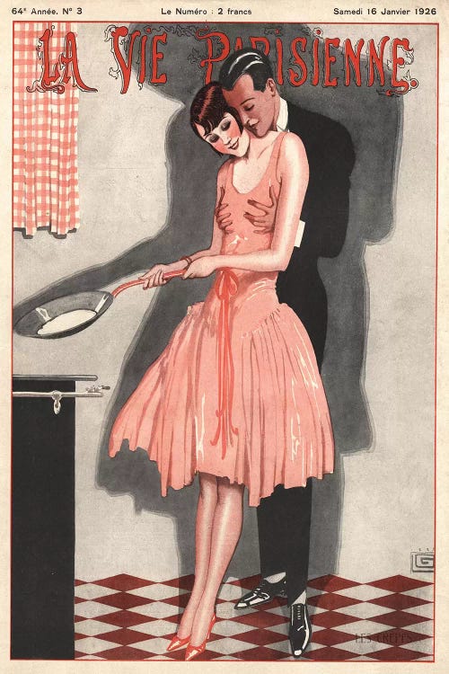 1926 La Vie Parisienne Magazine Cover