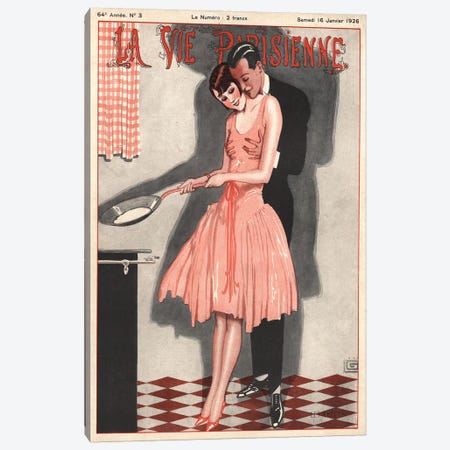 1926 La Vie Parisienne Magazine Cover Canvas Print #TAA122} by The Advertising Archives Canvas Artwork
