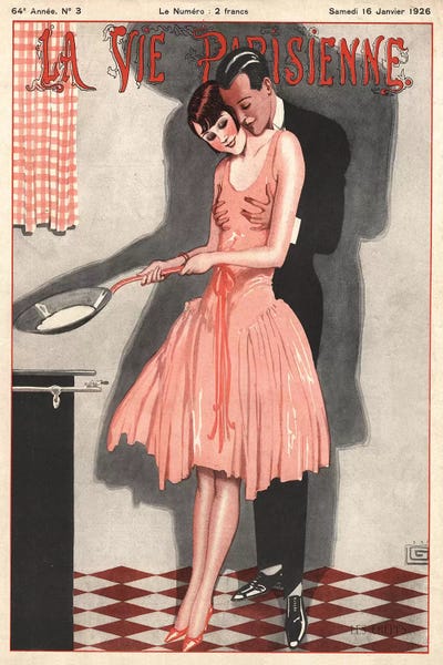 Vintage Kitchen Posters: 1926 La Vie Parisienne I Cover by The Advertising Archives