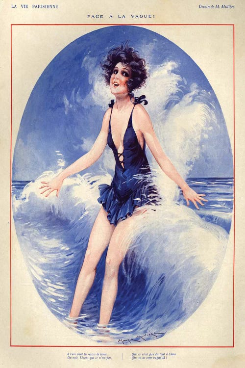 1926 La Vie Parisienne Magazine Plate