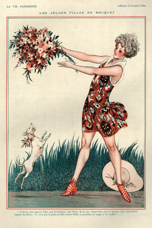 1926 La Vie Parisienne Magazine Plate