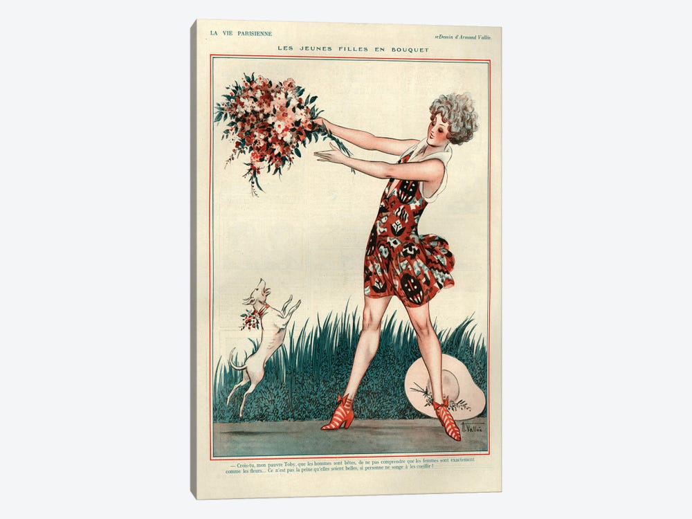 1926 La Vie Parisienne Magazine Plate by The Advertising Archives 1-piece Canvas Art Print
