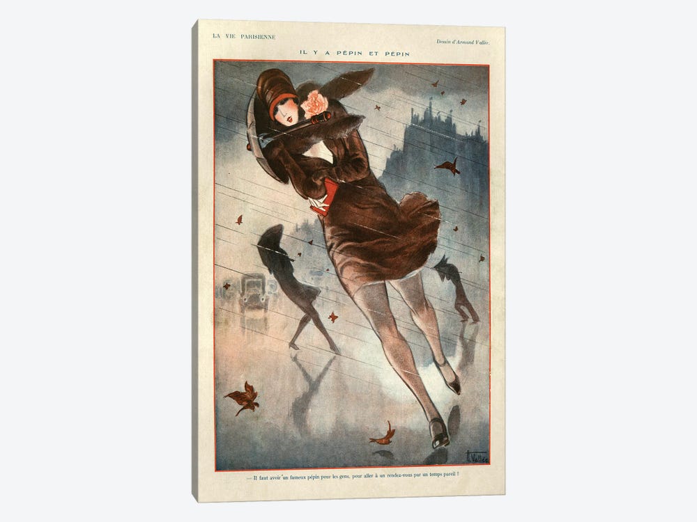 1926 La Vie Parisienne Magazine Plate by The Advertising Archives 1-piece Canvas Art