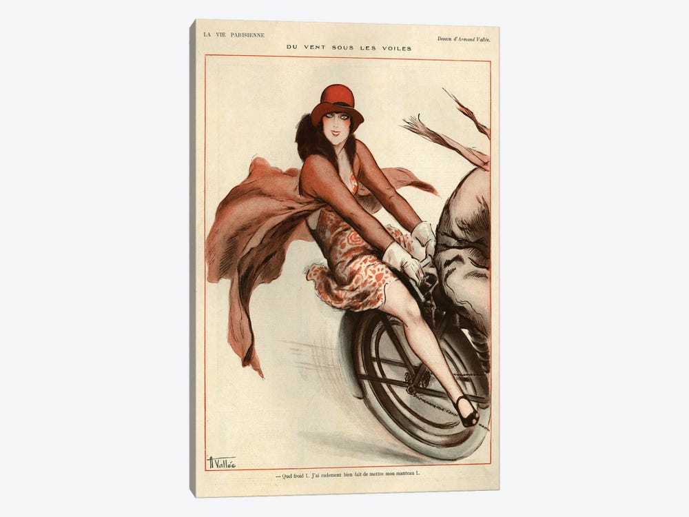 1926 La Vie Parisienne Magazine Plate by The Advertising Archives 1-piece Canvas Print