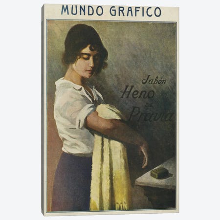 1916 Mundo Grafico Magazine Cover Canvas Print #TAA12} by The Advertising Archives Canvas Artwork