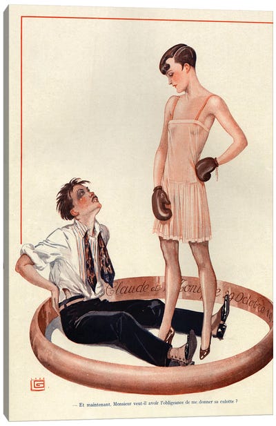 1926 La Vie Parisienne Magazine Plate Canvas Art Print - The Advertising Archives