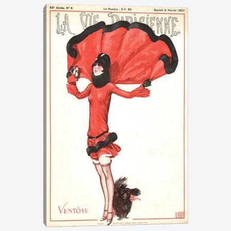 1927 La Vie Parisienne Magazine Cover Canvas Print #TAA134} by The Advertising Archives Canvas Art