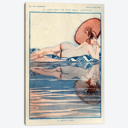 1927 La Vie Parisienne Magazine Plate Canvas Print #TAA136} by The Advertising Archives Canvas Artwork