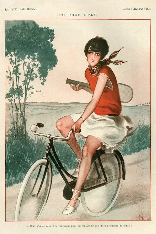 1927 La Vie Parisienne Magazine Plate