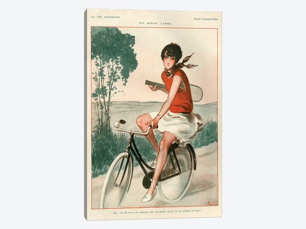 1927 La Vie Parisienne Magazine Plate by The Advertising Archives 1-piece Canvas Art Print