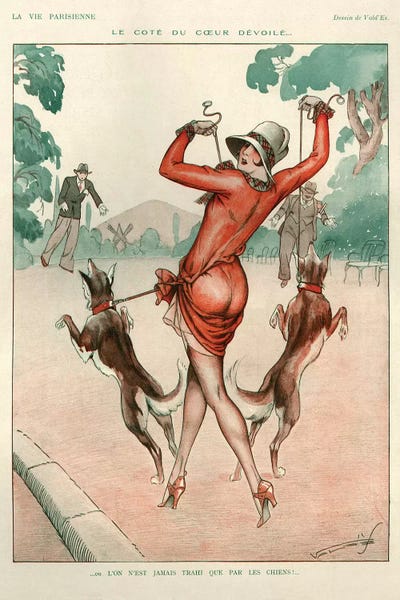 The Advertising Archives: 1927 La Vie Parisienne IV Plate by The Advertising Archives