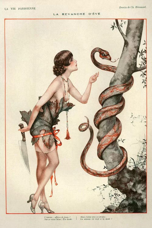 1927 La Vie Parisienne Magazine Plate