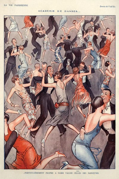 The Advertising Archives: 1927 La Vie Parisienne VI Plate by The Advertising Archives