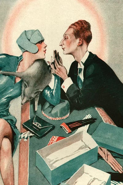 The Advertising Archives: 1927 La Vie Parisienne VIII Plate by The Advertising Archives