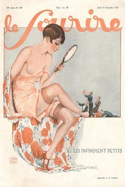 The Advertising Archives: 1927 Le Sourire Cover by The Advertising Archives