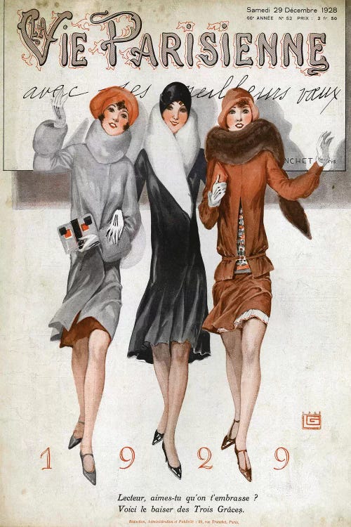 1928 La Vie Parisienne Magazine Cover