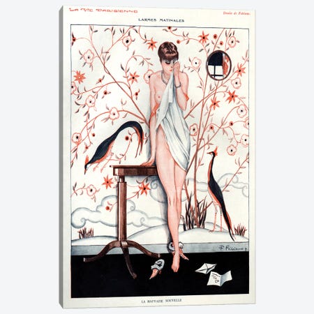 1928 La Vie Parisienne Magazine Plate Canvas Print #TAA146} by The Advertising Archives Canvas Print