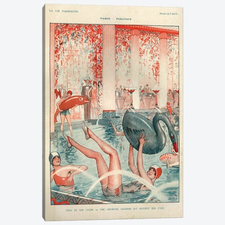 1928 La Vie Parisienne Magazine Plate Canvas Print #TAA147} by The Advertising Archives Art Print