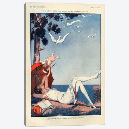 1928 La Vie Parisienne Magazine Plate Canvas Print #TAA149} by The Advertising Archives Canvas Wall Art