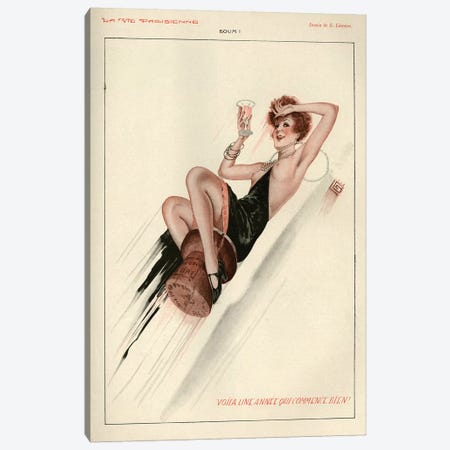 1928 La Vie Parisienne Magazine Plate Canvas Print #TAA151} by The Advertising Archives Canvas Print