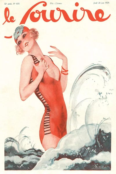 The Advertising Archives: 1928 Le Sourire II Cover by The Advertising Archives