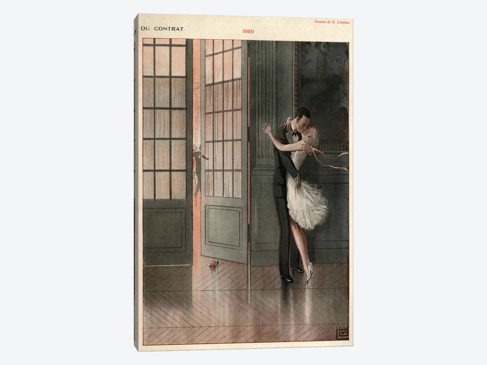1929 La Vie Parisienne Magazine Plate by The Advertising Archives 1-piece Canvas Art Print