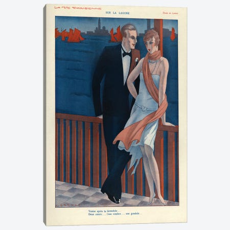 1929 La Vie Parisienne Magazine Plate Canvas Print #TAA157} by The Advertising Archives Canvas Art