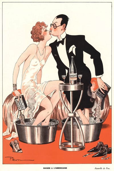 The Advertising Archives: 1930s Le Sourire II Cover by The Advertising Archives