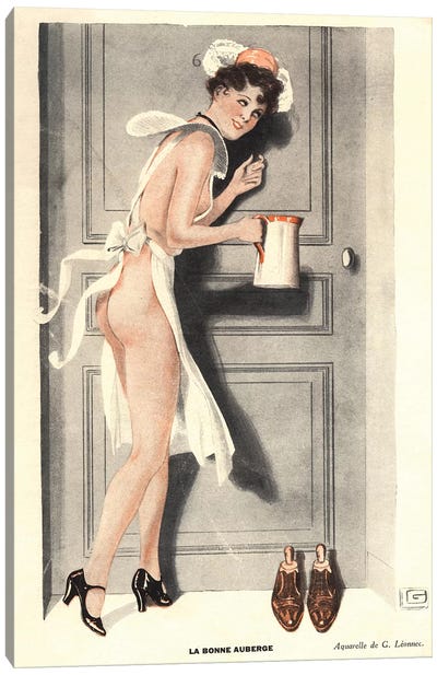 1930s Le Sourire Magazine Cover Canvas Art Print