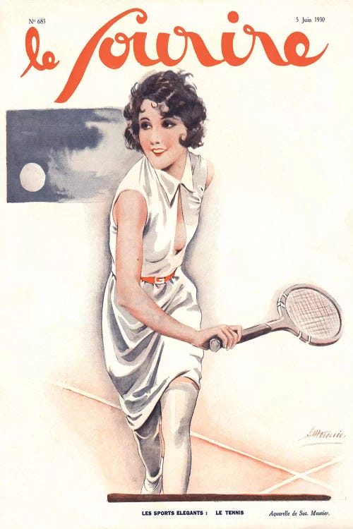 1930s Le Sourire Magazine Cover