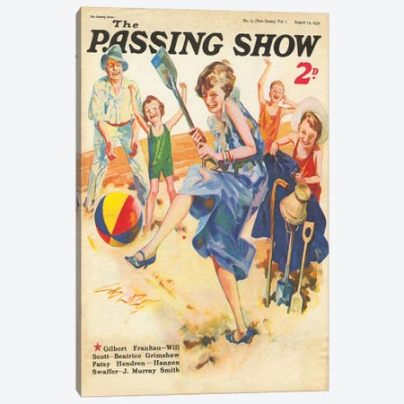 1930s The Passing Show Magazine Cover Canvas Print #TAA162} by The Advertising Archives Canvas Artwork