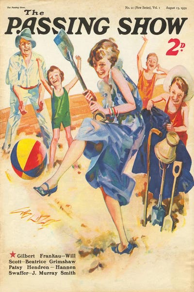 The Advertising Archives: 1930s The Passing Show Cover by The Advertising Archives