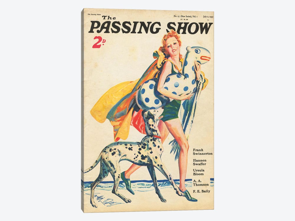 1930s The Passing Show Magazine Cover by The Advertising Archives 1-piece Canvas Print