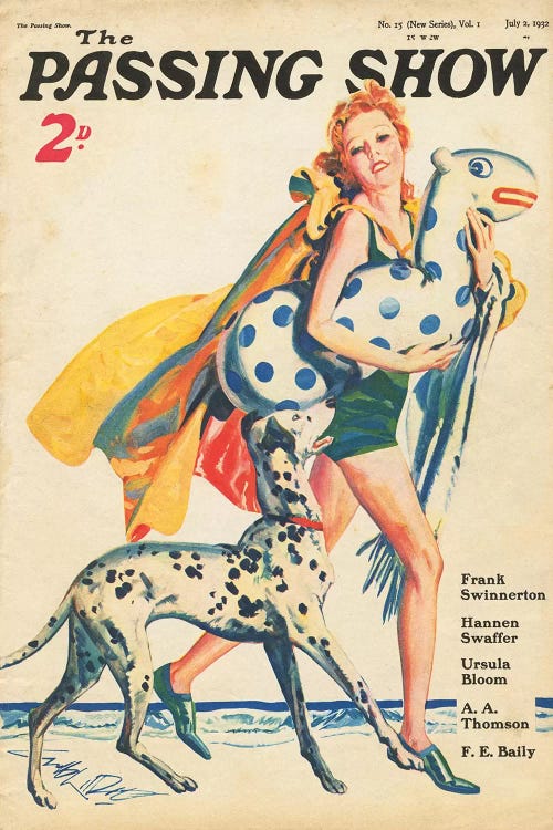 1930s The Passing Show Magazine Cover