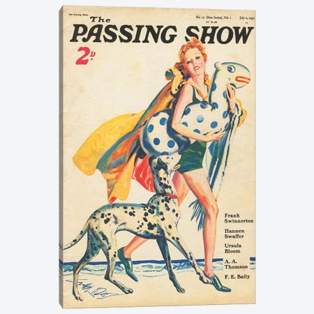 1930s The Passing Show Magazine Cover Canvas Print #TAA163} by The Advertising Archives Canvas Art