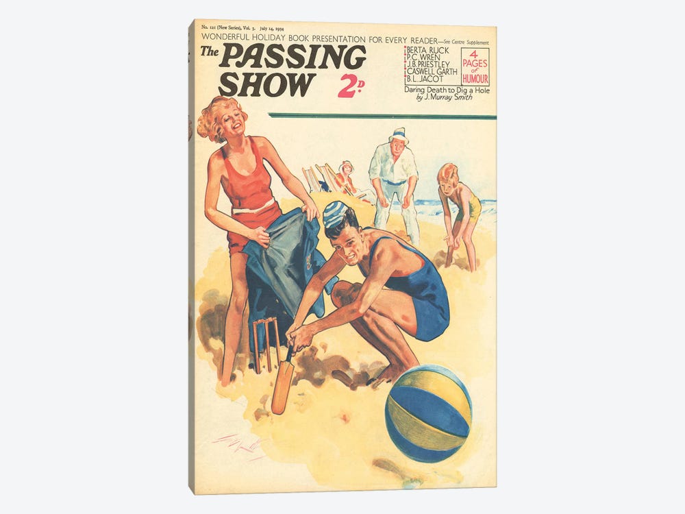 1930s The Passing Show Magazine Cover by The Advertising Archives 1-piece Canvas Art