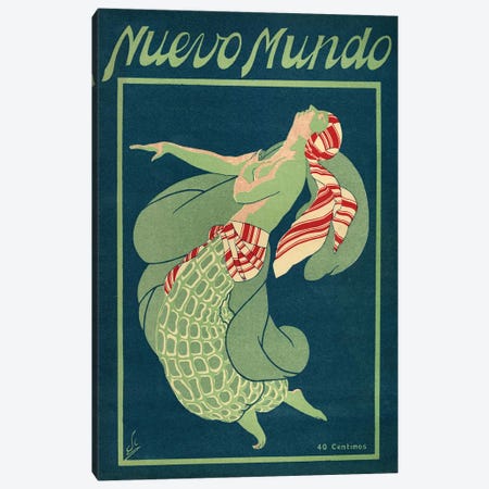 1931 Nuevo Mundo Magazine Cover Canvas Print #TAA165} by The Advertising Archives Art Print