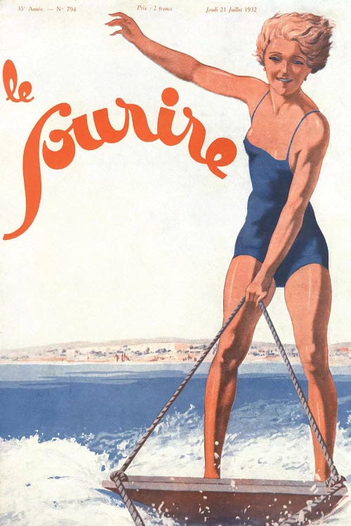 1932 Le Sourire I Cover by The Advertising Archives wall art