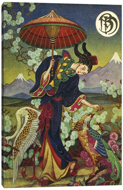 1934 Blanco y Negro Magazine Cover Canvas Art Print