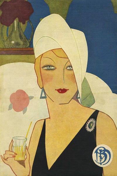 Art Deco: 1935 Blanco y Negro Magazine Cover by The Advertising Archives